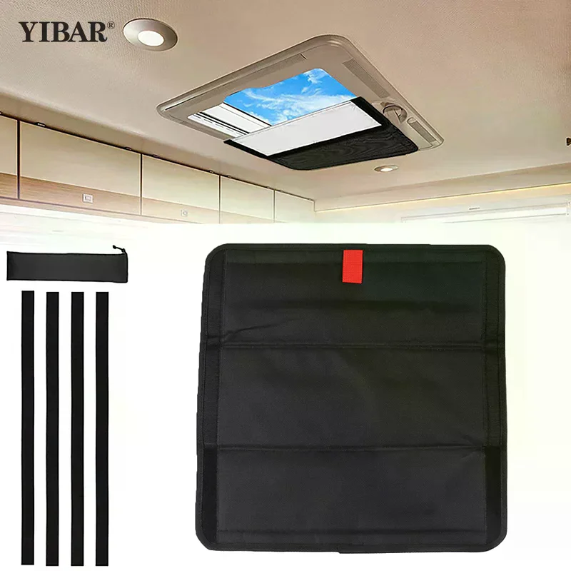 

RV Sunroof Sunshades Curtain Foldable RV Vents Skylight Insulator Cover Waterproof UV Protection Camper Window Sun Shade Covers