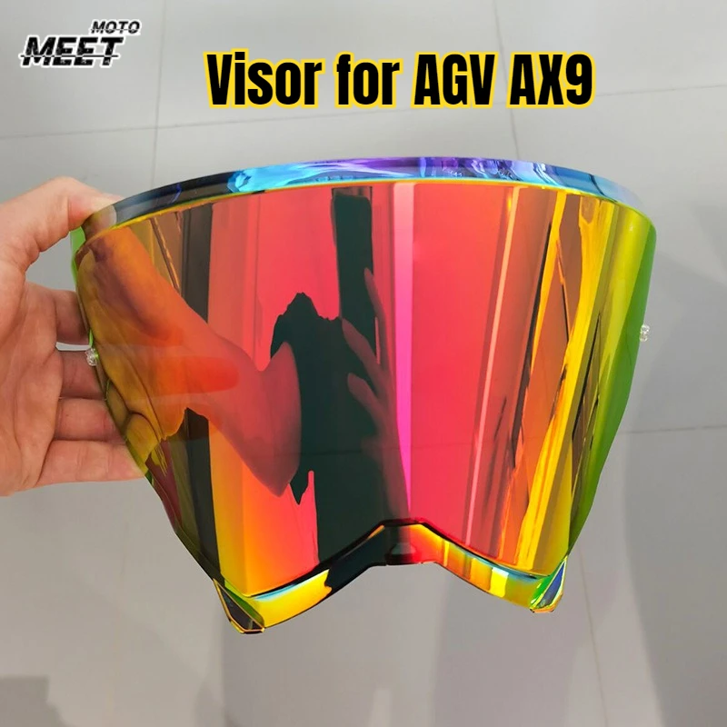 

Helmet Visor Motorcycle Full Face Helmet Shield Visor Lens Night Vision Visor Case Mask Glasses for AGV AX-9 Visera Casco Moto