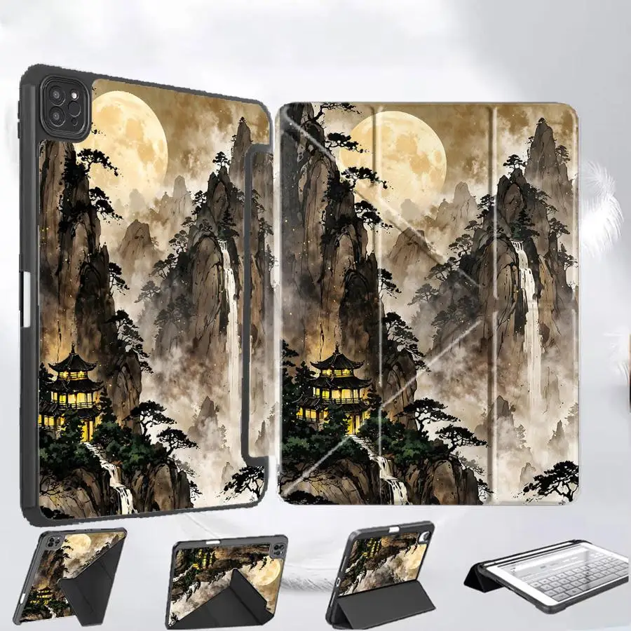 

Scenery And Landscape Holder Cover Tablet Case For iPad Pro 2025 Mini 6 7 Air 4 5 M3 M2 M4 11inch Pro 11th 10th 9th 8th 7th