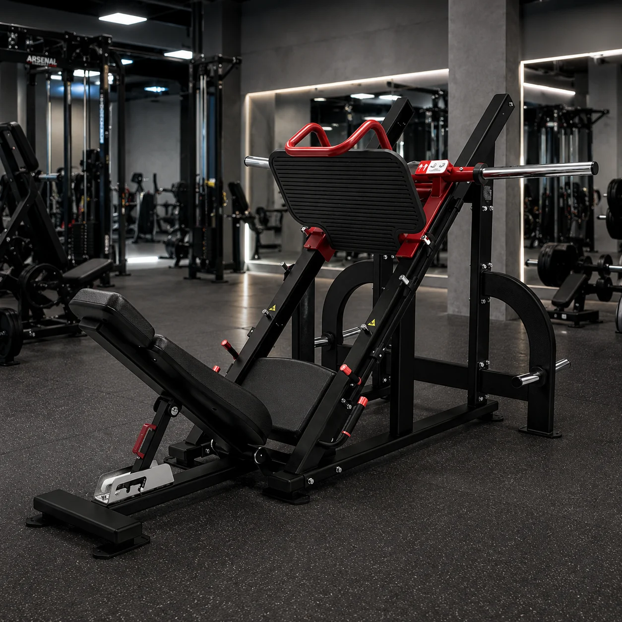 Máquina de prensa de piernas d - Heavy Equipment Gym reseña y precio