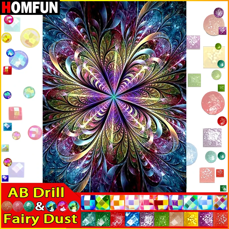 HOMFUN Fairy Dust AB 5D DIY Diamond Painting 