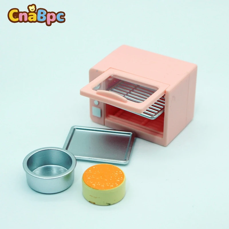 Utensilios de cocina de simulación de casa de muñecas, horno en miniatura, modelo de arrocera, Cocina eléctrica, accesorios de cocina, 1/12