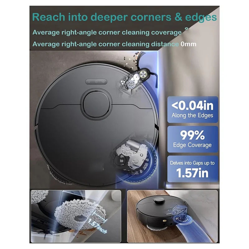 AC39-Main Brush HEPA Filter Mop Cloth Dust Bag For Dreame X40 Ultra/X40 Pro/S30 Pro Ultra Accessories Spare Parts