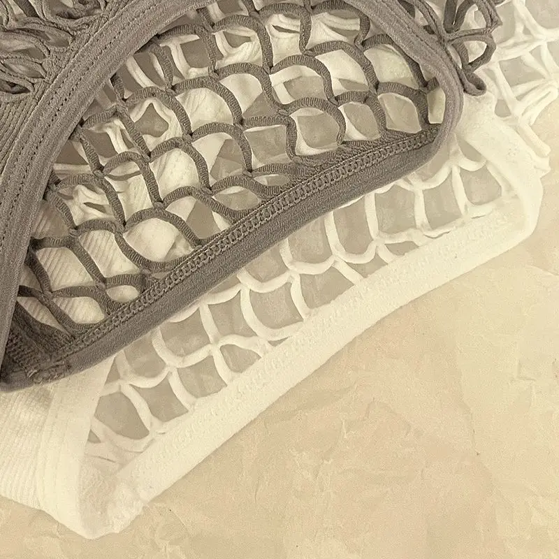 3Pcs Sexy Underwear Women Hot Mid Waist Panties Hollow Out Cotton Crotch Antibacterial Charming Briefs Lingerie Sexy De Femmes