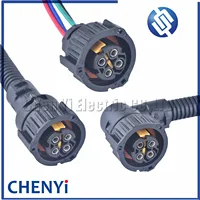 Conector impermeable automático hembra de 4 pines, arnés de Sensor de oxígeno, enchufe pbt gf30 1- 968968 -1 1- 1813099 -1 967325 -1
