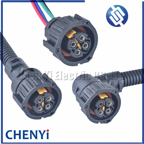 Conector impermeable automático hembra de 4 pines, arnés de Sensor de oxígeno, enchufe pbt gf30 1- 968968 -1 1- 1813099 -1 967325 -1