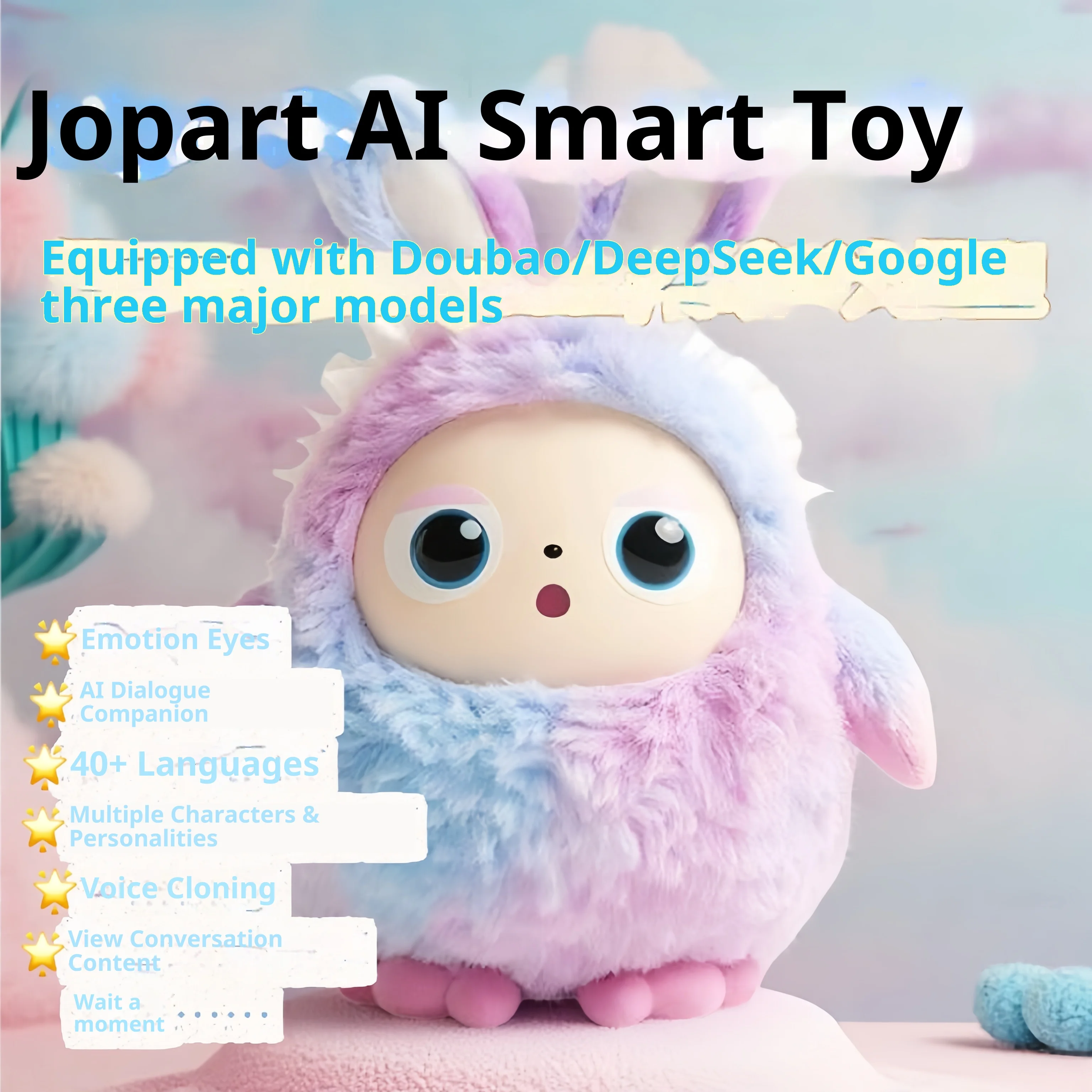 Ledoudou AI interactief robotspeelgoed Voice Chat Companion voor kinderen Educatieve pluche pop met vroege leerfuncties