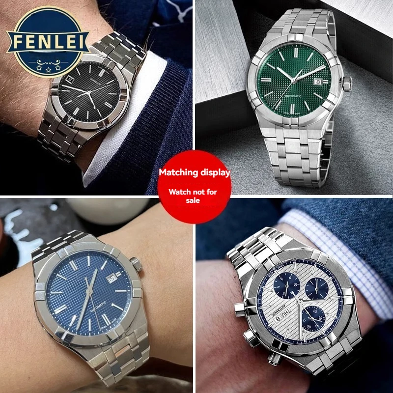 Для MAURICE LACROIX AIKON ремешок из нержавеющей стали AI6008 AI6007 AI6058 AI1108 AI6038 быстросъемный металлический браслет для часов ремешок для часов