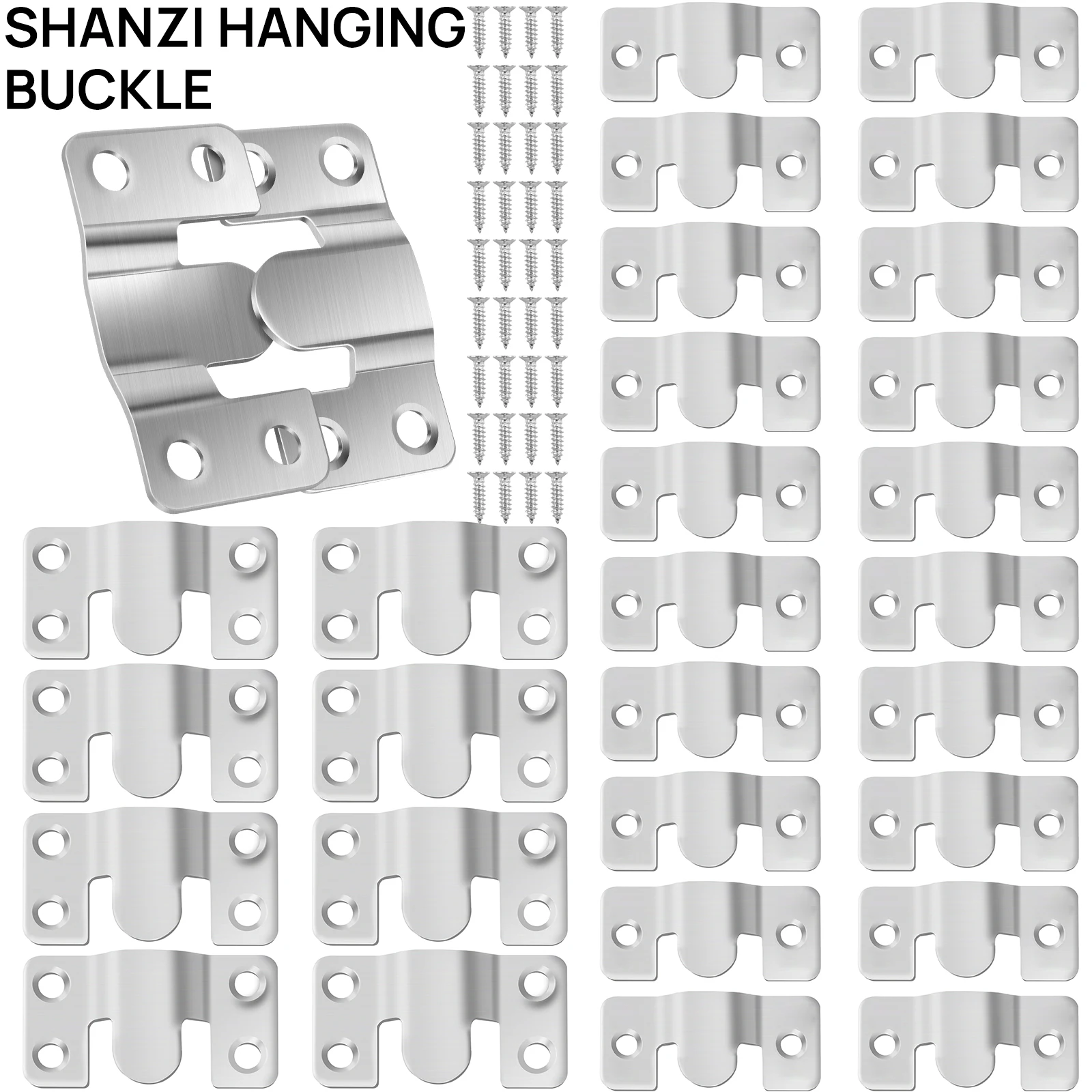 Woodworking French Cleat - 20/30Pcs 스테인레스 스틸 사진 프레임 옷걸이