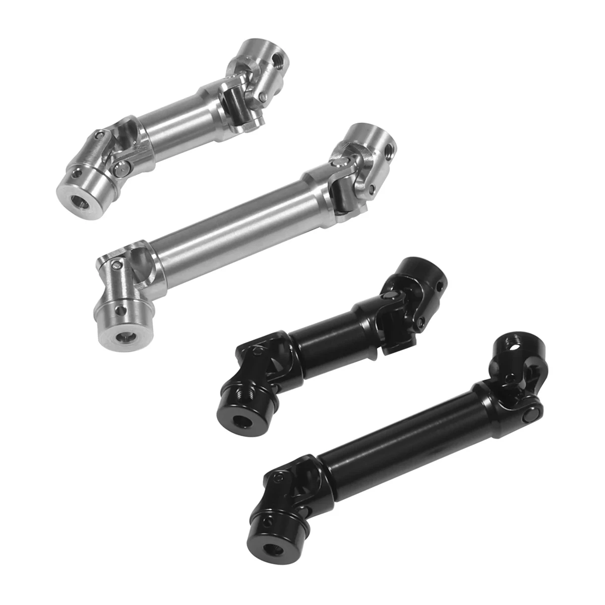 2 buah TRX4-M baja Spline Internal poros penggerak tengah driveshast untuk 1/18 RC mobil Crawler TRX4M Upgrade bagian Aksesori