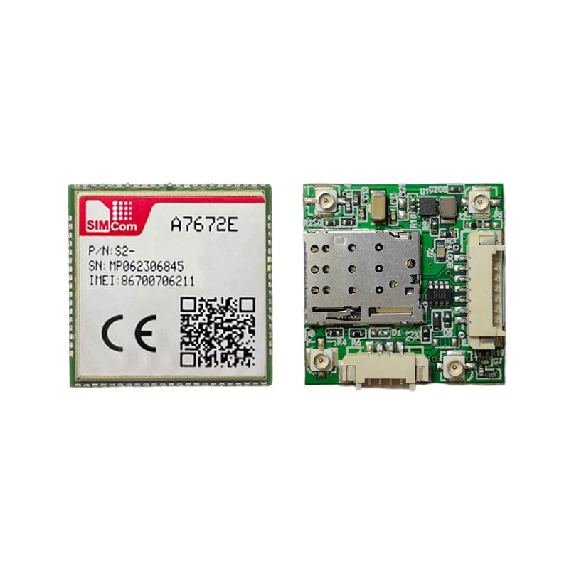 SIMCOM A7672E-FASE Mini Core Board with Antenna 2G 4G LTE CAT1 Module Support GNSS Breakout Kit for Europe/Middle East/Africa