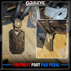 For LONCIN VOGE 525DS 525DSX 2023 Motorcycle 525DSX Accessories REAR PEDAL DECORATION Footrest Enlarge Footpeg