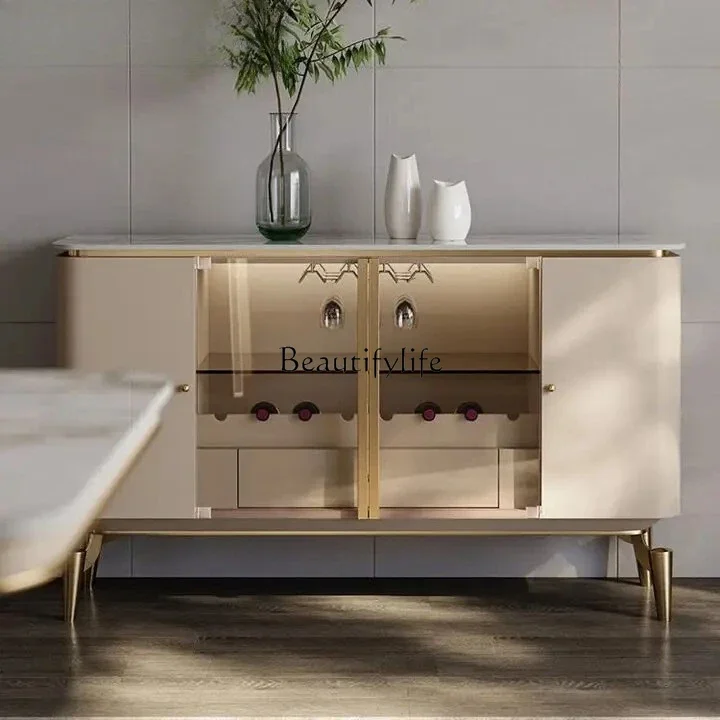 

12light luxury home partition cabinet decoration dining side cabinet simple and modern