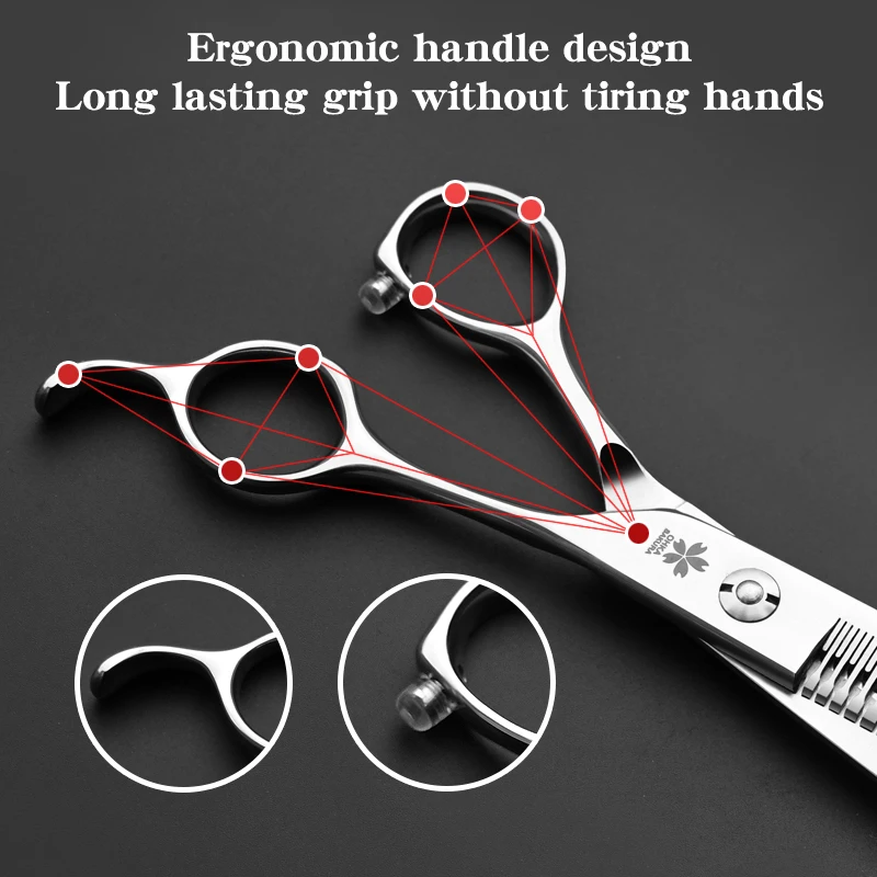 Pet Grooming Natural Scissors With A Hair Removal Rate Of 90% For Thinning Fish Bones, Specifically Designed For Beauty Shops