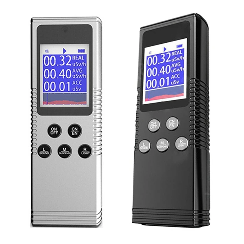 Handheld Nuclear Radiation Detector Household Laboratory Digital LCD Display Multi-Function Radioactive Geiger Counter