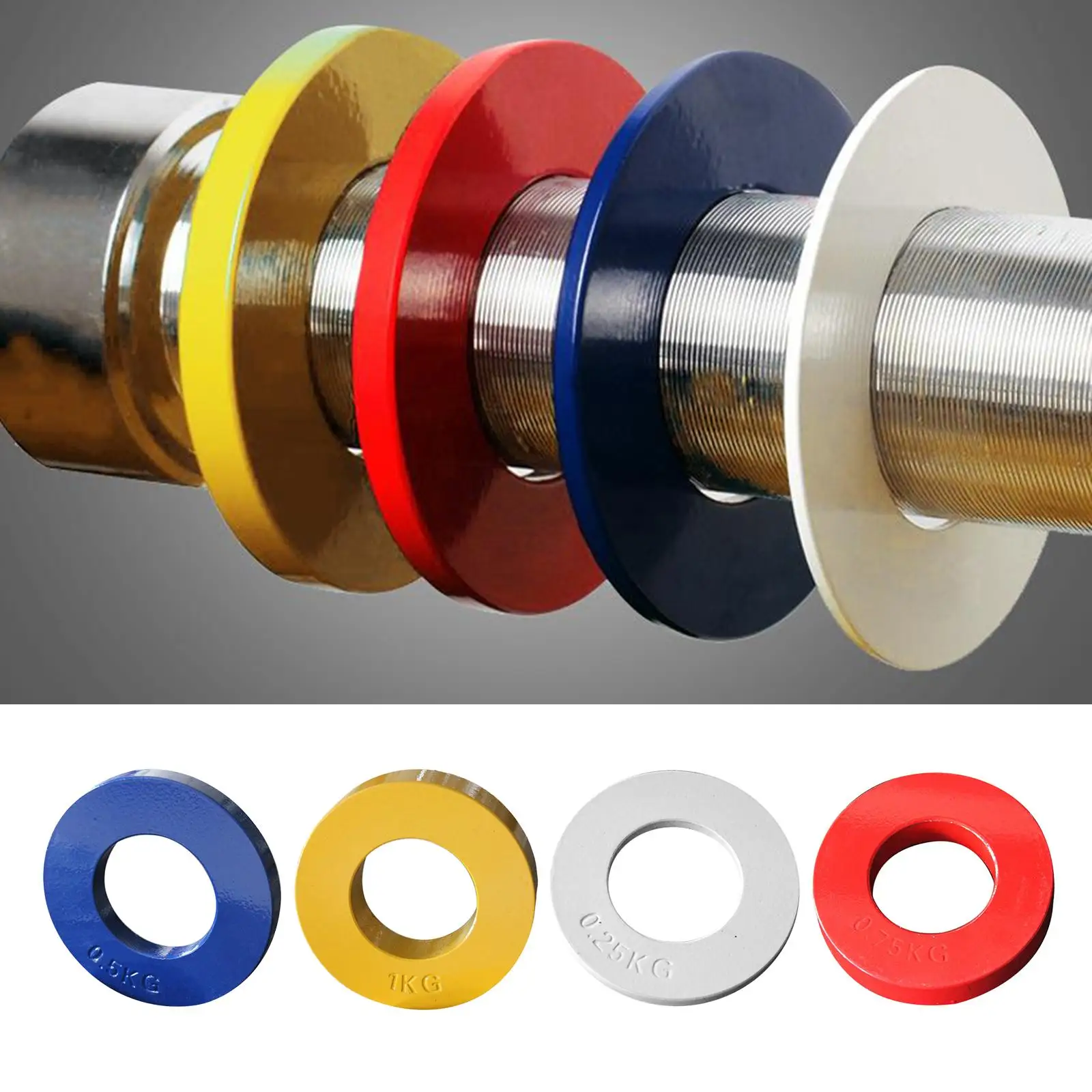 Placa de peso micro fraccional.25-1kg Micro fracción Disco de peso bajo