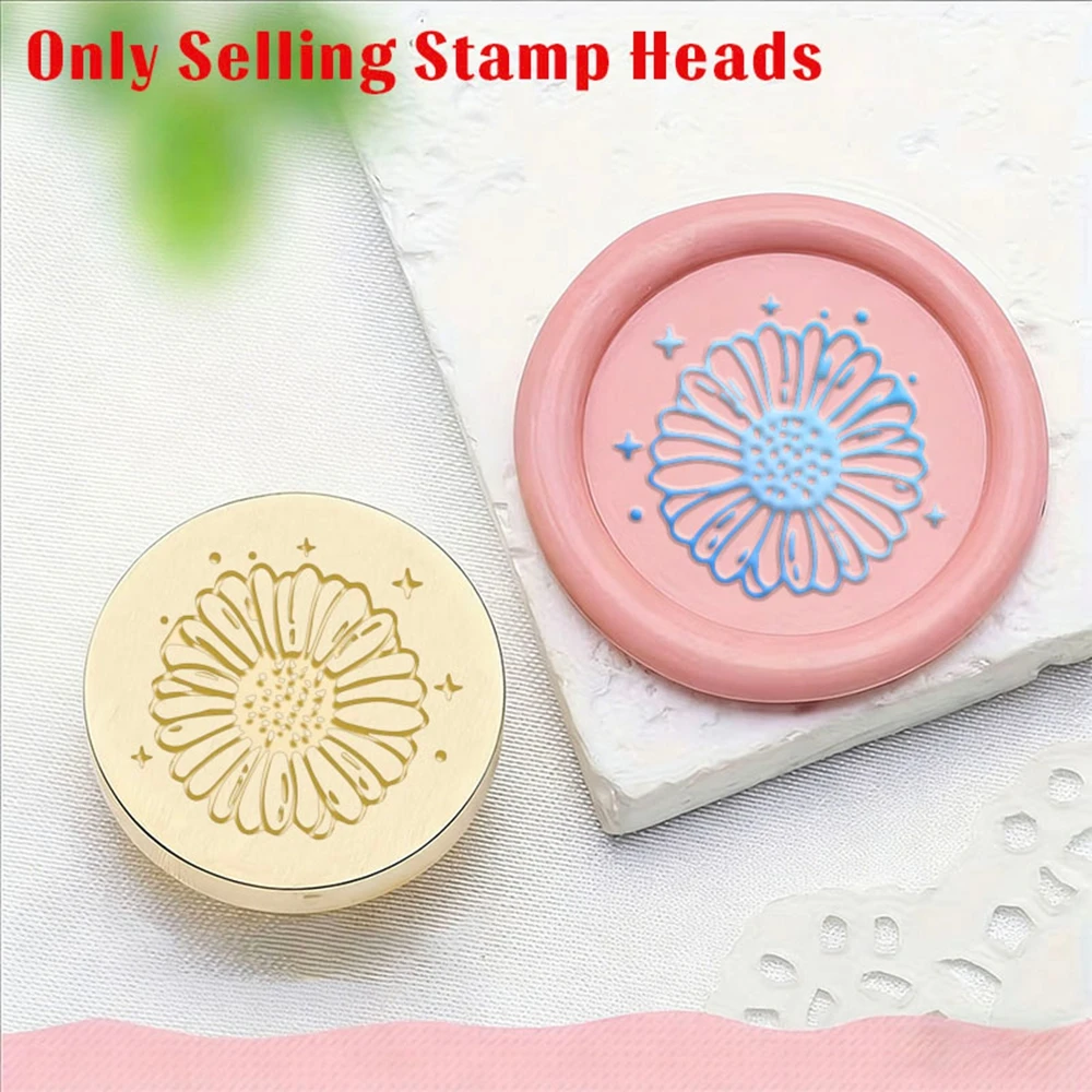1PC Creative Daisy Pattern Stamp For Crafting, Envelopes, Gift Wrapping, Graduation Gifts& Wedding Invitations