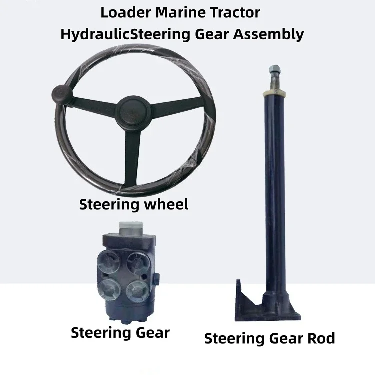 

Hydraulic Steering Gear Box, Power Steering Pump Kit for Tractors Four wheel tractor modified