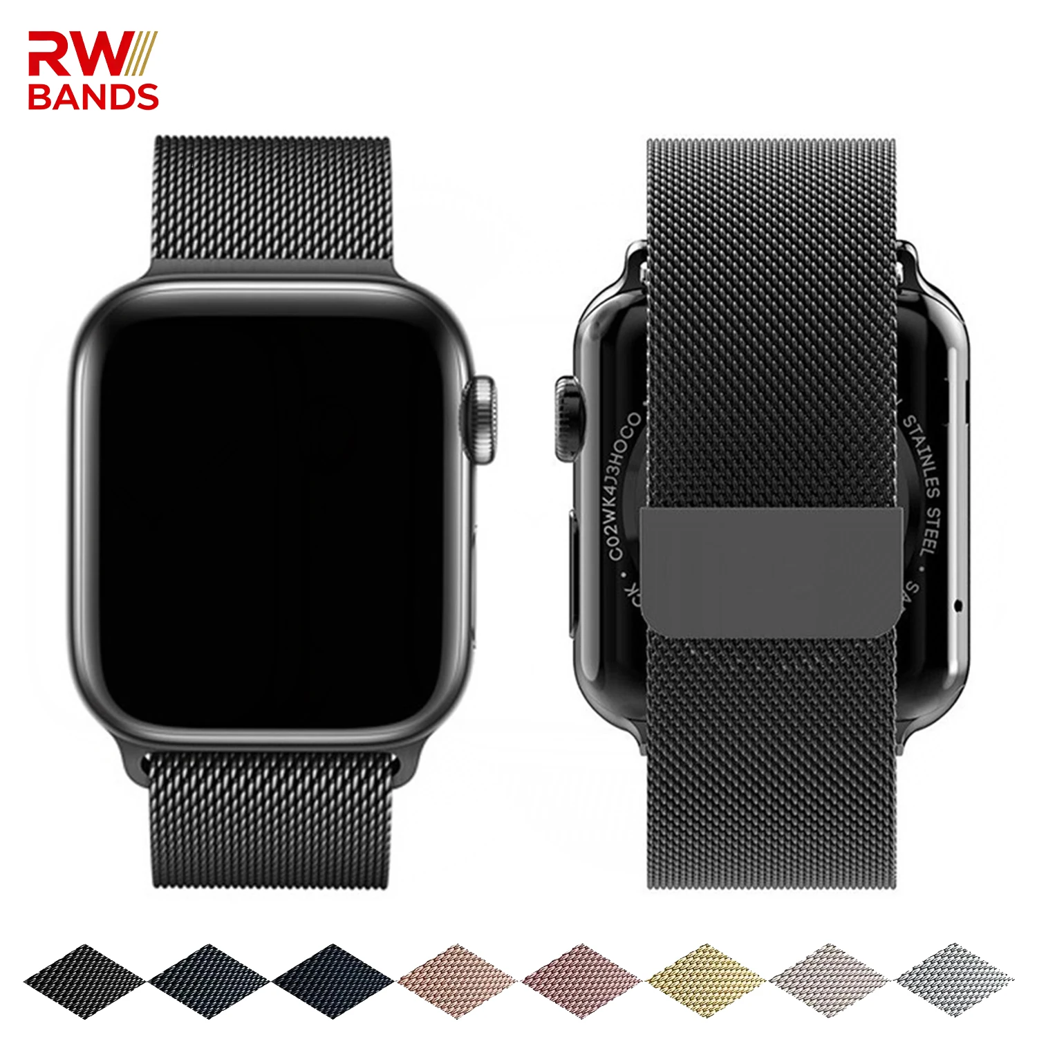 Milanese Loop für Apple Watch Armband 46mm 44mm 45mm 40mm 42mm 41mm 49mm Armband iWatch Serie 11 10 9 8 SE 7 6 5 4 Band Ultra 3