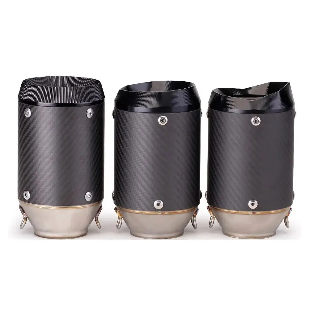 

51/60mm high-performance exhaust universal carbon fiber muffler tailpipe For YAMAHA HONDA Kawasaki Z800 PCX250 XMAX300 NINJA400