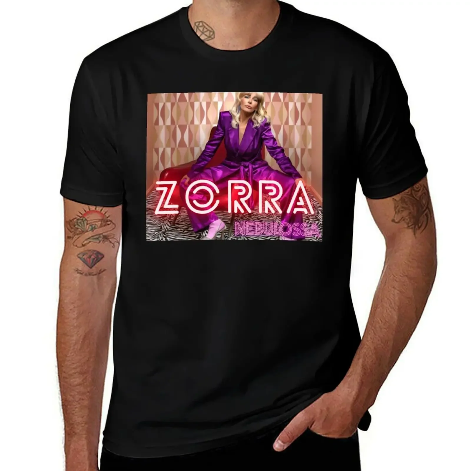 

zorra spain eurovision T-Shirt funny shirt cotton street wear anime clothes mens graphic t-shirts funny