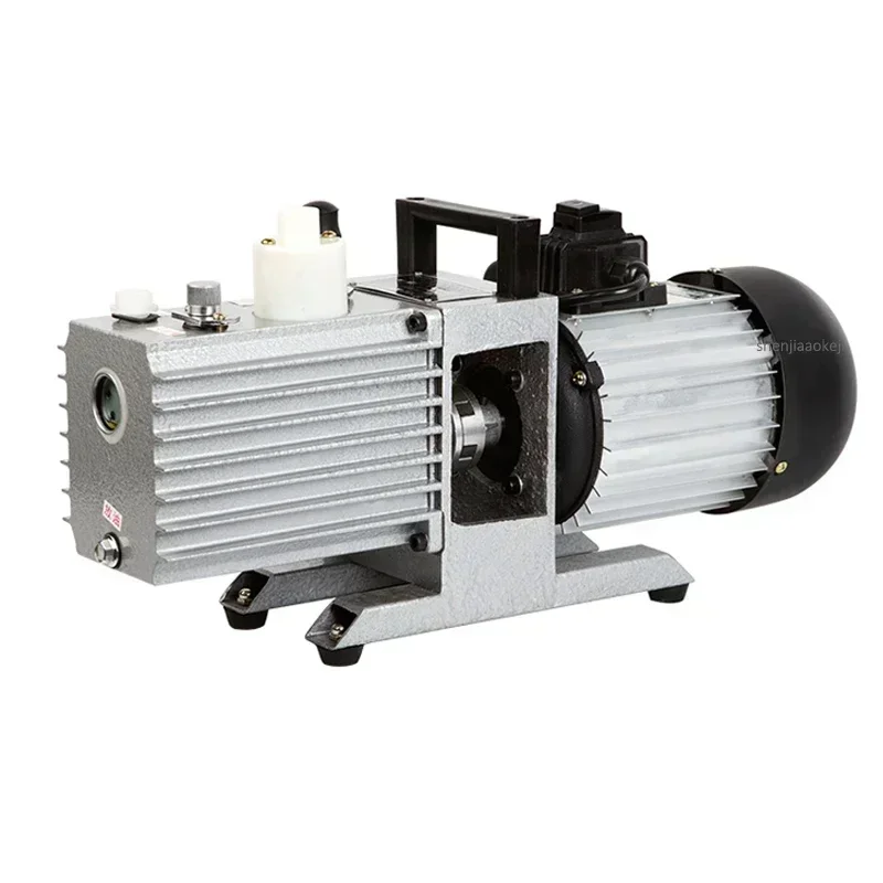 1400rpm rotary vane vacuum pump two-stage laboratory 2XZ series small pump widely used visual oil gauge vacuum pump 550W 220V Ho