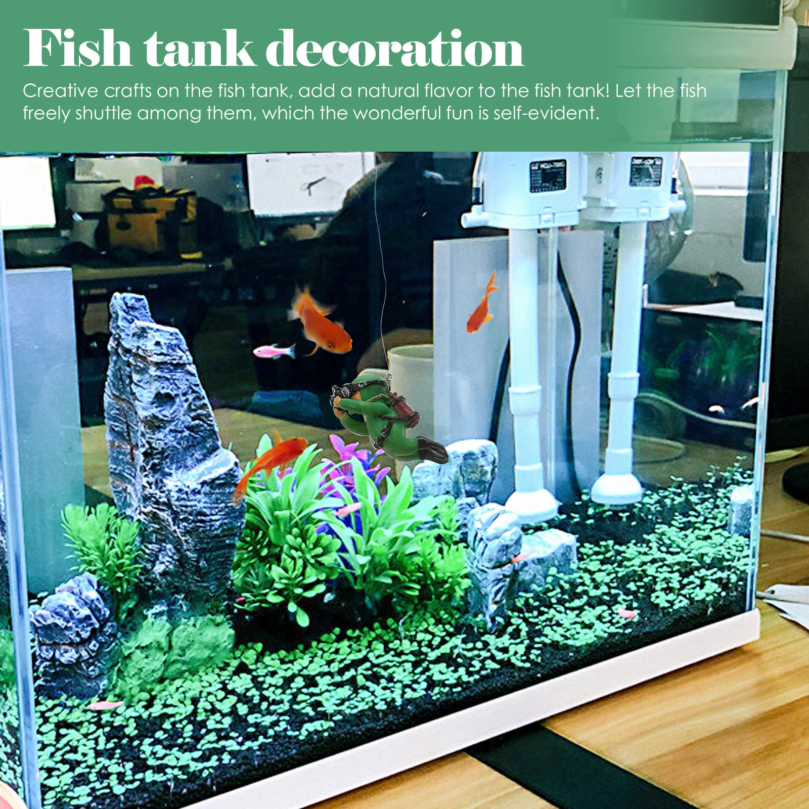 

Creative Floating Ornament Aquarium Decor Fish Tank Landscape Prop Aquarium Floating Crafts Small Lightweight Decoration Craft