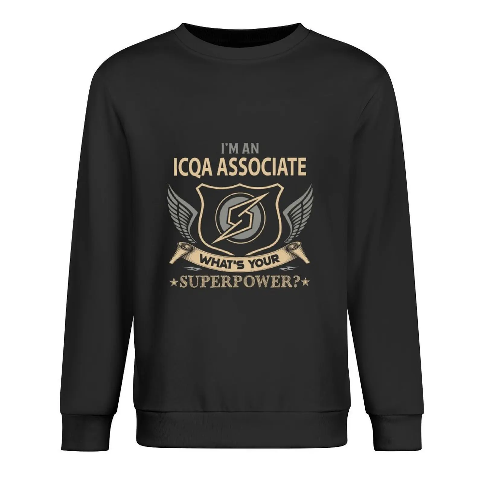 

Icqa Associate T Shirt - What Is Your Superpower Job Gift Item Tee Pullover male clothes graphic t shirts men autumn sweatshirt