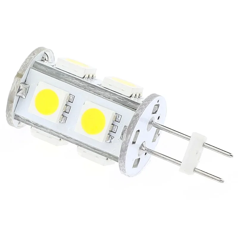 1.6W 9Led G4 Lamp Tower Type 12V DC Dimmable Bulb 5050 LED SMD Car Marine Camper RV led Light Lamp Bulb 1pcs/lot