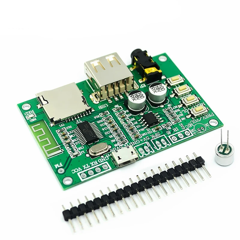 BT201 Dual Mode 5.0 Bluetooth Lossless Audio Power Amplifier Board Module Tf Card U Disk Ble Spp Serial Port Transparent Trans