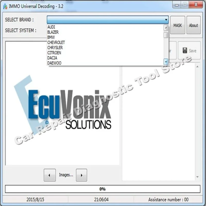 IMMO Universal Decoding 3.2 with free keygen IMMO Service Tool V1.2 Both Car Diagnostic Software EcuVonix 3.2 Unlimited Crack