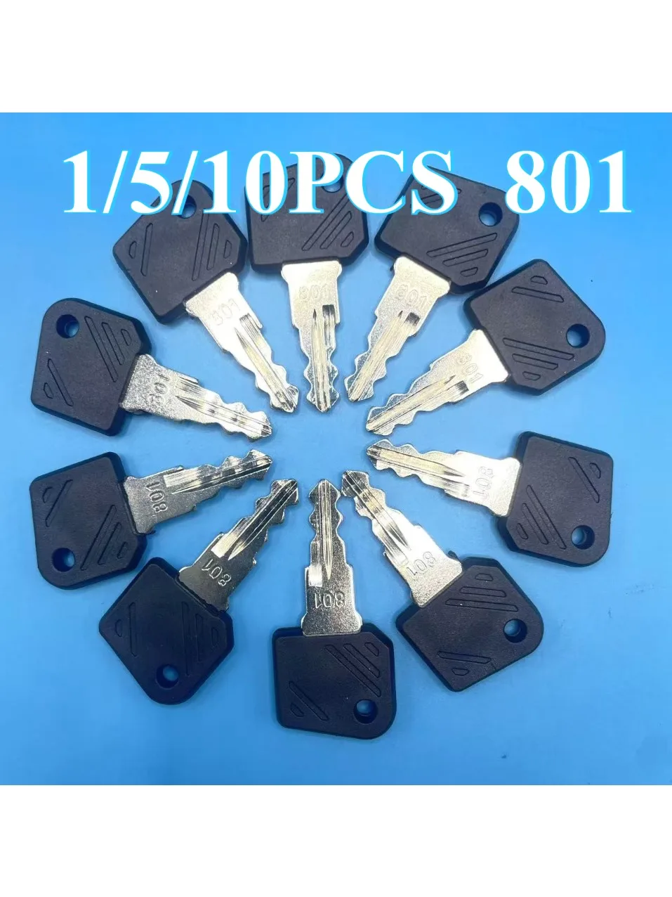 1/5/10 pièces Linde chariot élévateur 801 clé de commutateur d'allumage 801 clé de camion à Combustion interne