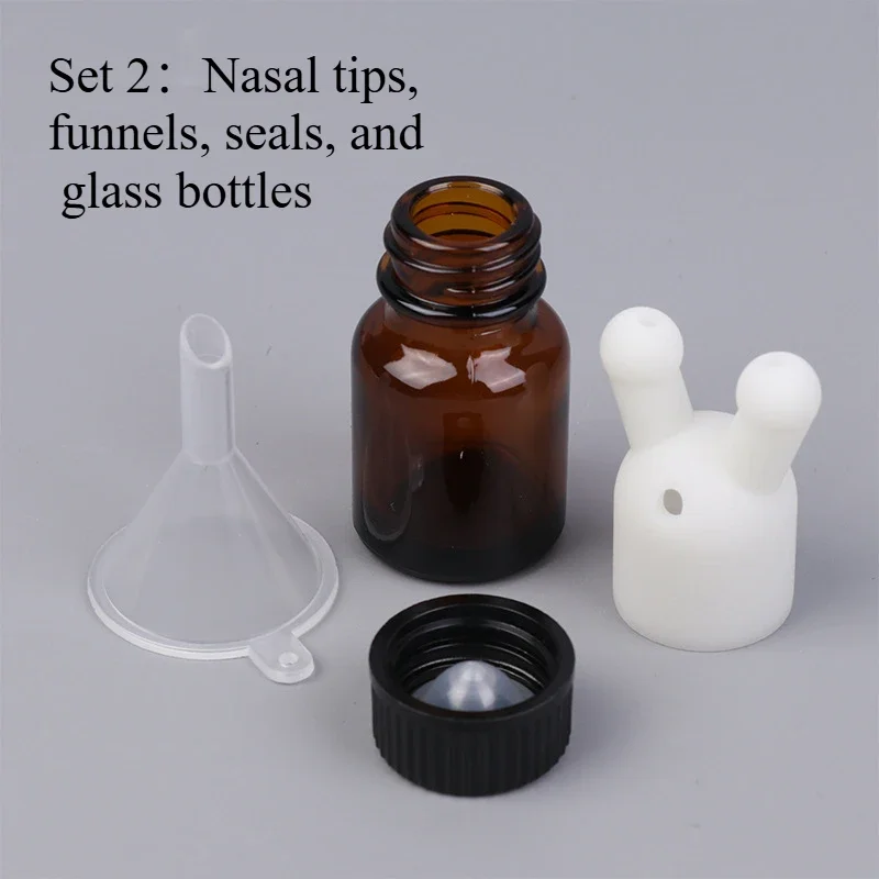 Leakproof Aroma Essential Oil Inhaler Cap Mini Essential Oil And Perfume Inhaler Dispenser Bottle Essential Oil Inhaler Glass