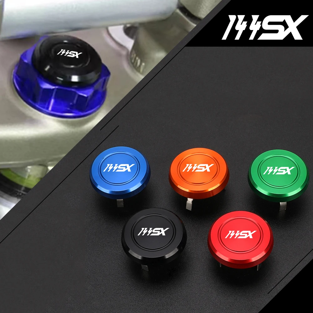 

Motorcycle Accessories Steering Stem Nut Cap Decoration Cover For 144SX 144 SX 2004 2005 2006 2007 2008 2009 2010 2011 2012-2025