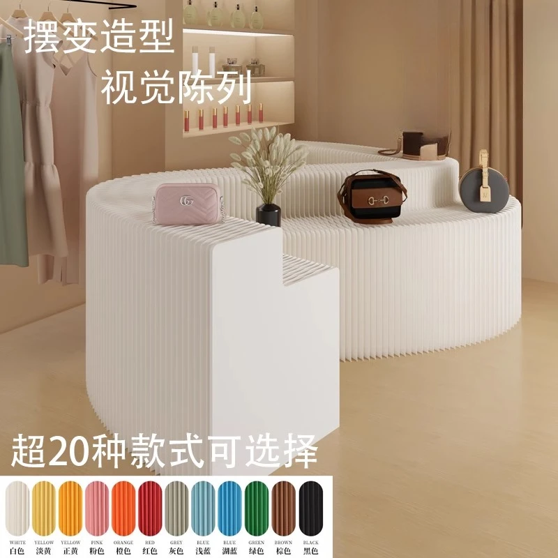 Display Counter Display Rack Folding Zhongdao Sample Product Storage Shelf Display Rack