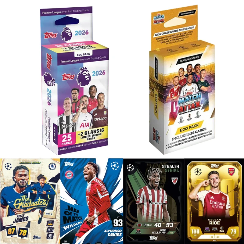 

2026 NEW Season Topps UCC Match Attax Eco Pack Trading Collection Card FAST SHIPPING