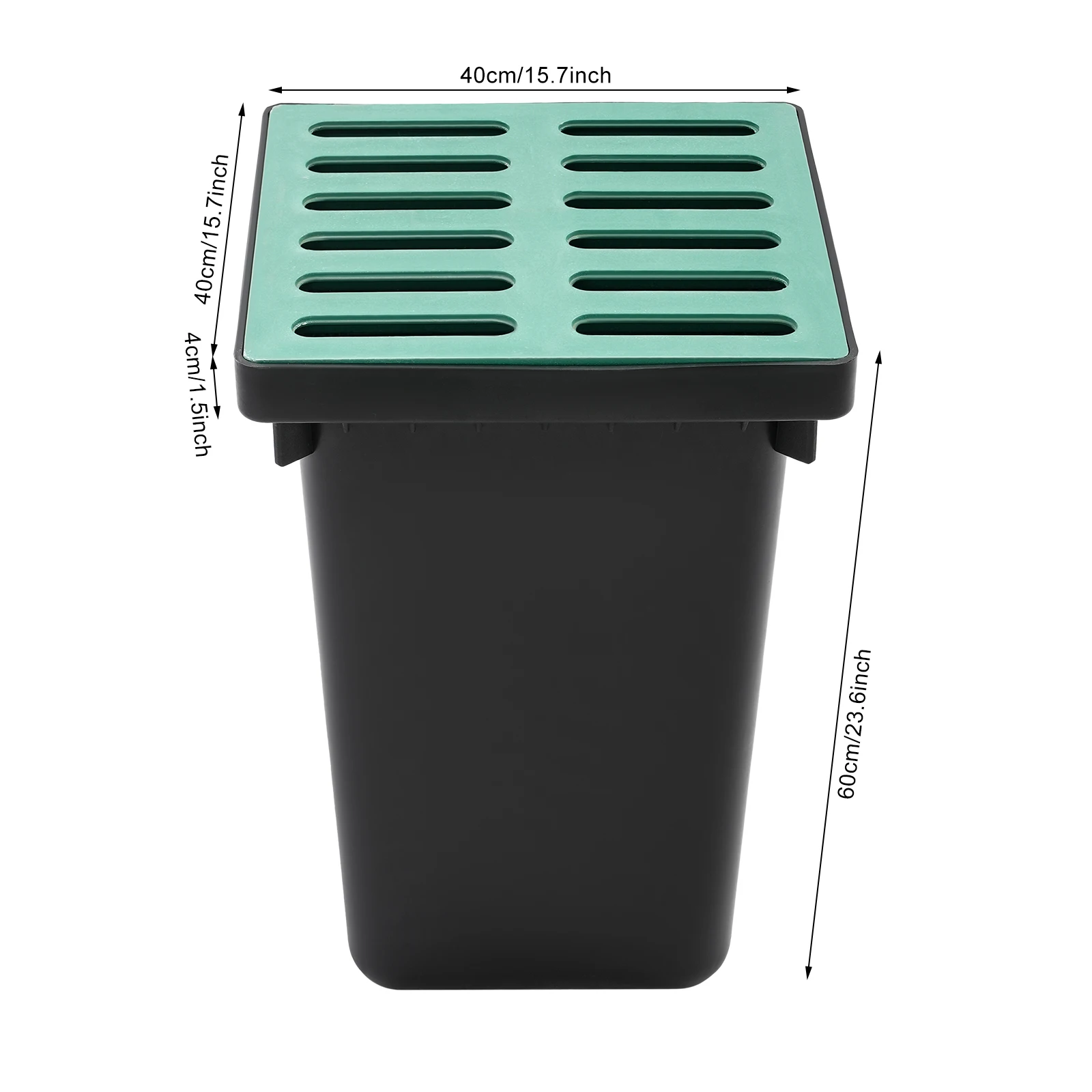 حوض صيد كبير مع دلو واحد وسلة واحدة ولوحة غطاء لمشروع الهندسة البلدية ومحطة الرصيف الحضرية لتصريف المطار