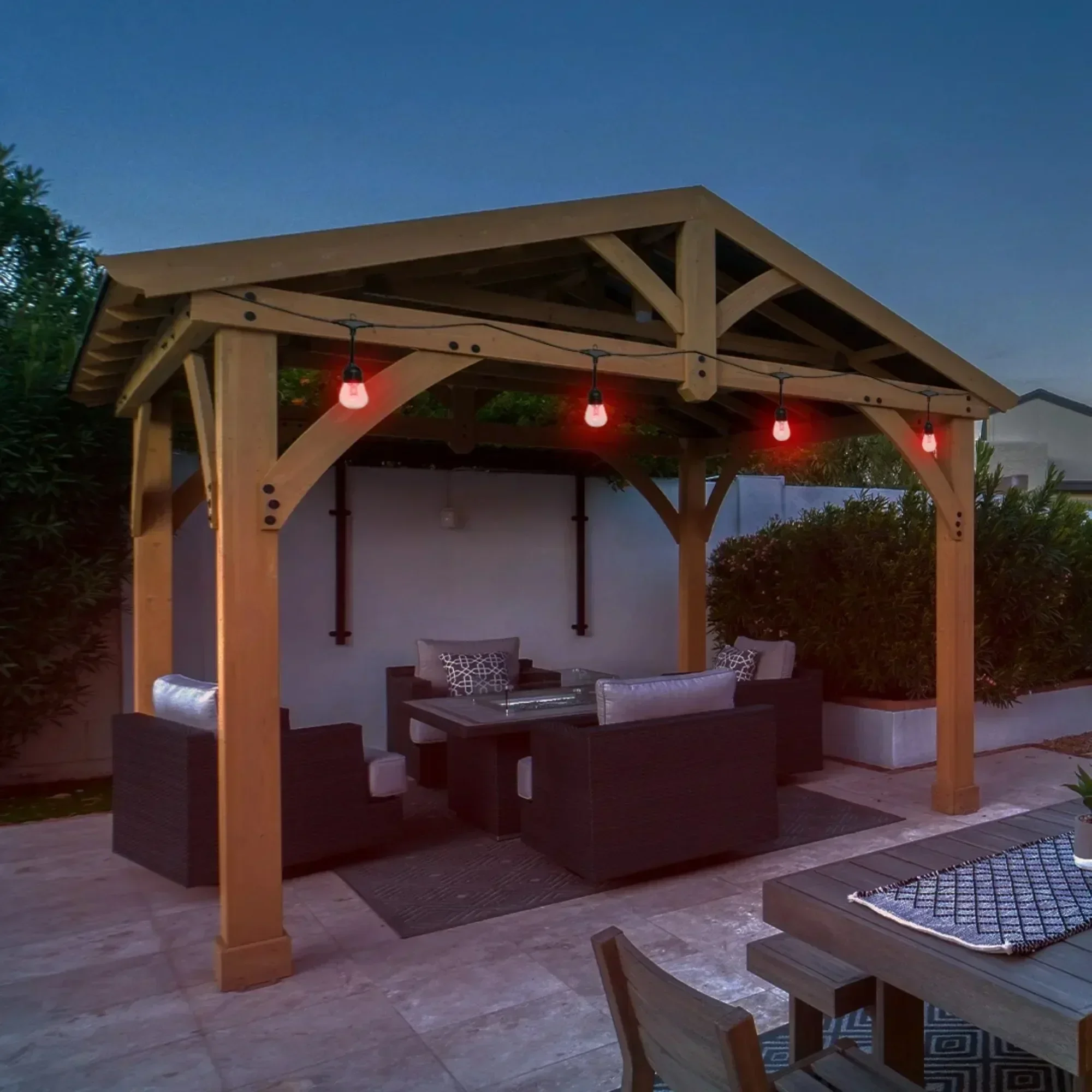 34' Foot Solar Powered Multi-Color Changing String Light (1 Pack)