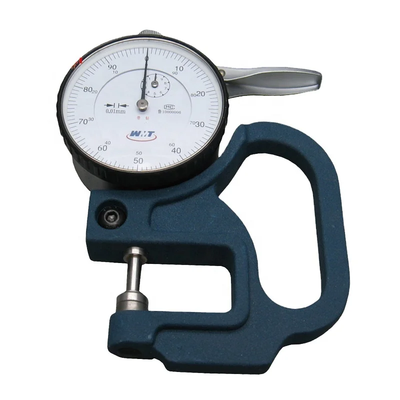 Probe Diameter 0-10mm, Accuracy 0.01mm, Dial 30mm Magnetic Thickness Gauge Micrometer  BC02