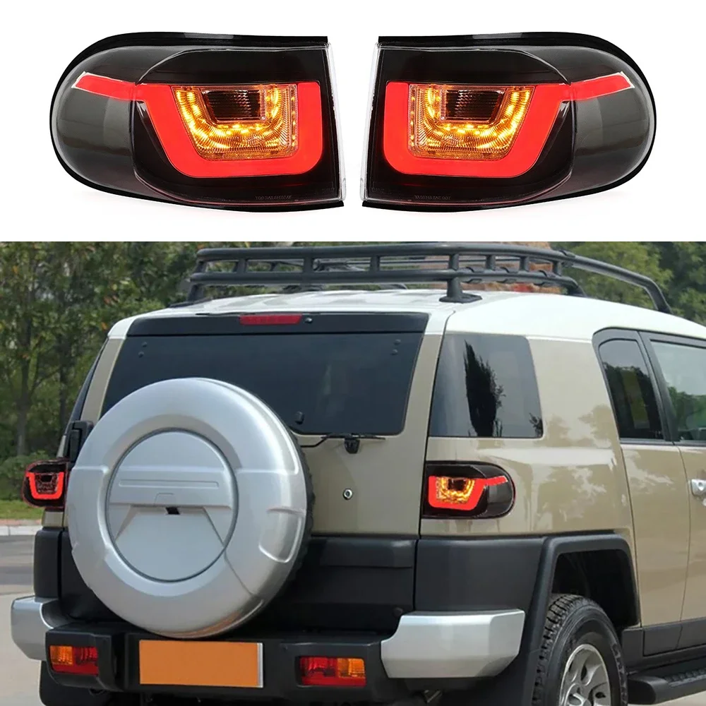 

Applicable to Car Modified Taillamp Assembly For Toyota FJ CRUISER Modified Rear Lamp LED Taillights Rear Light Back Tail Lamp