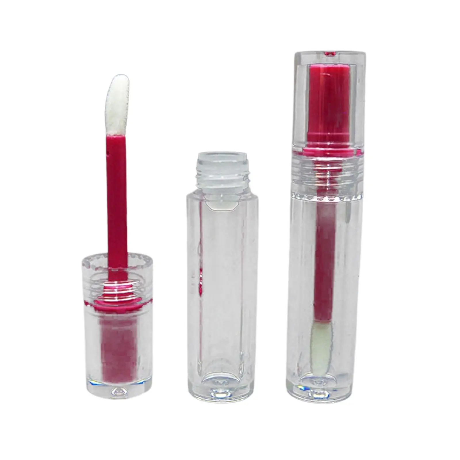 3x Lip Gloss Tubes Lipgloss Tubes Lipstick Containers Lip Balm Bottles for Travel
