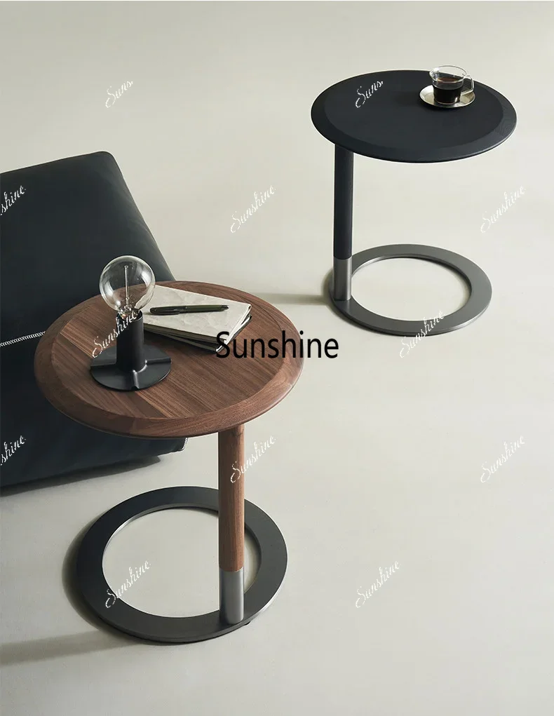 Wabi Sand Wind Light Luxury Solid Wood Round Couch Corner Couch
