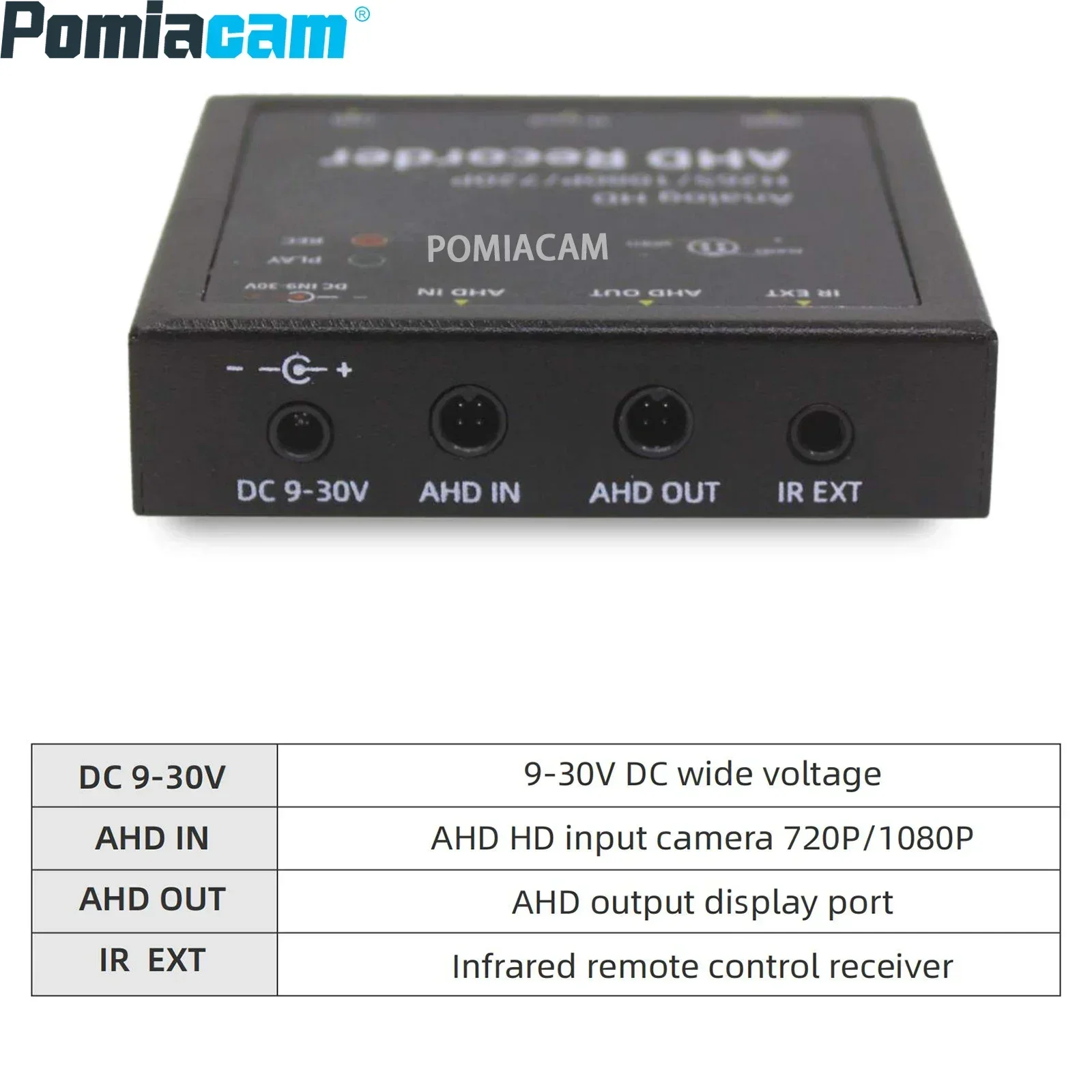 Mini 1CH DVR Video Recorder HDMI Output 1080P HD DVR Real-time preview DMA122 DVR for AHD TVI Cameras Audio and video record