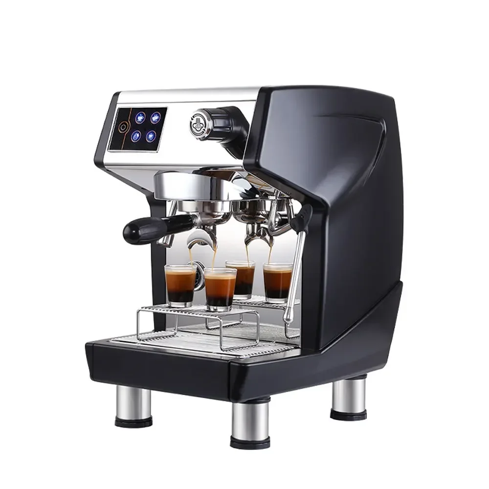 Commercial Double Pump Coffee Maker Semi-automatic Espresso Machine Professional Coffee Machine Milk Foam Steamer Coffee Maker