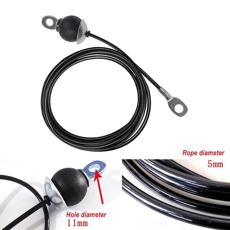 Cuerda de alambre para gimnasio en casa, sistema de polea de Cable para Fitness, cuerda de acero resistente para gimnasio en casa, elevación, carga, entrenamiento, culturismo