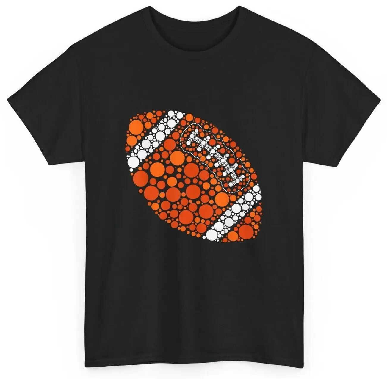 Happy Dot Day 2024 Polka Dot Football Ball Lover Boys Kids T-Shirt