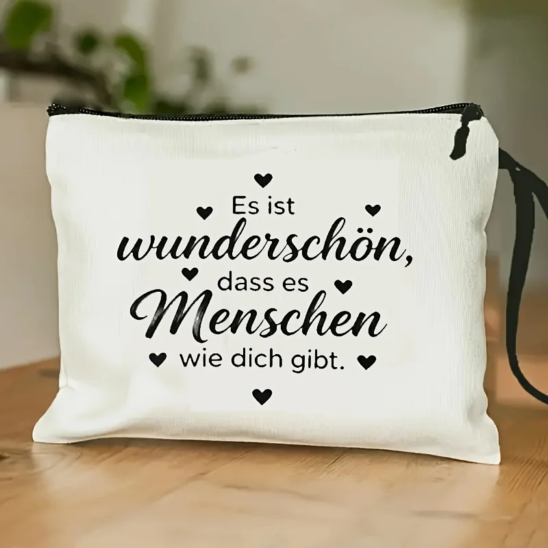 

It'S Amazing That Individuals Like You Exist. This Is a Double-Sided Printed Makeup And Toiletry Organizer Bag with Lining Desi