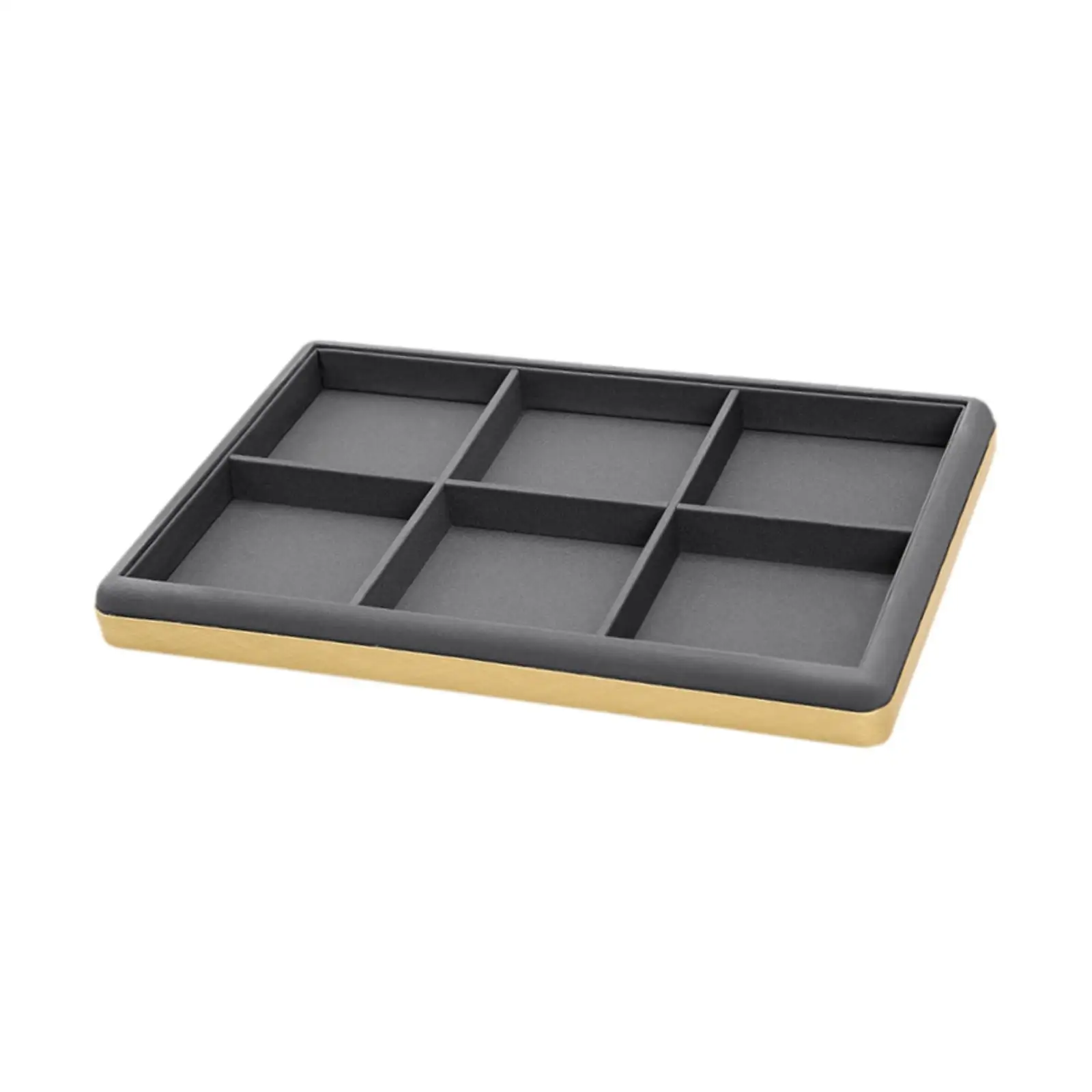 

Bracelet Display Tray Empty Watch Bangle Organizer for Showcase Show Selling Gray