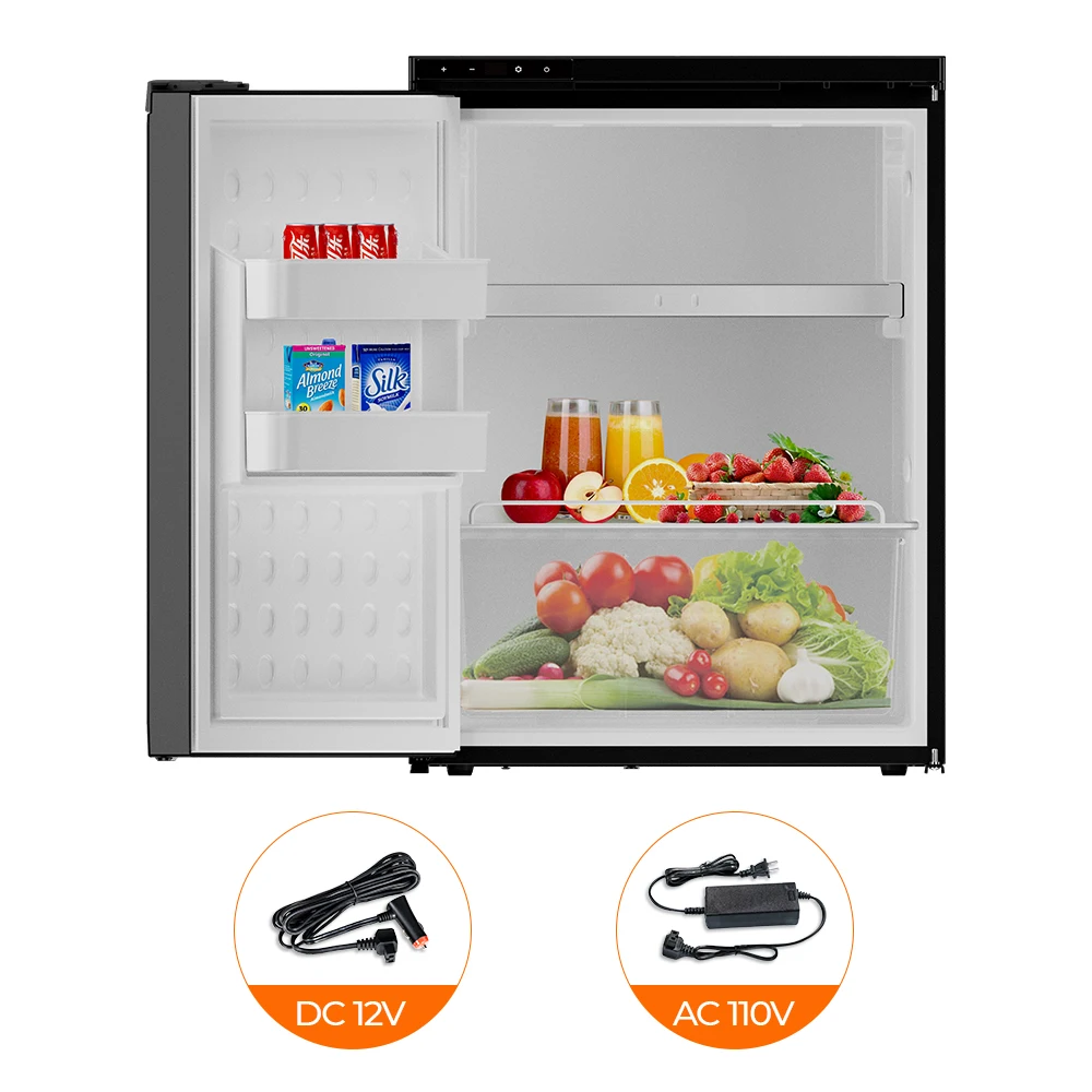 Alpicool CR90 90L LG Compressor RV Compact Mini Car Fridge Freezer 12v Car Fridge Dual Use Cooler Portable Car Refrigerator