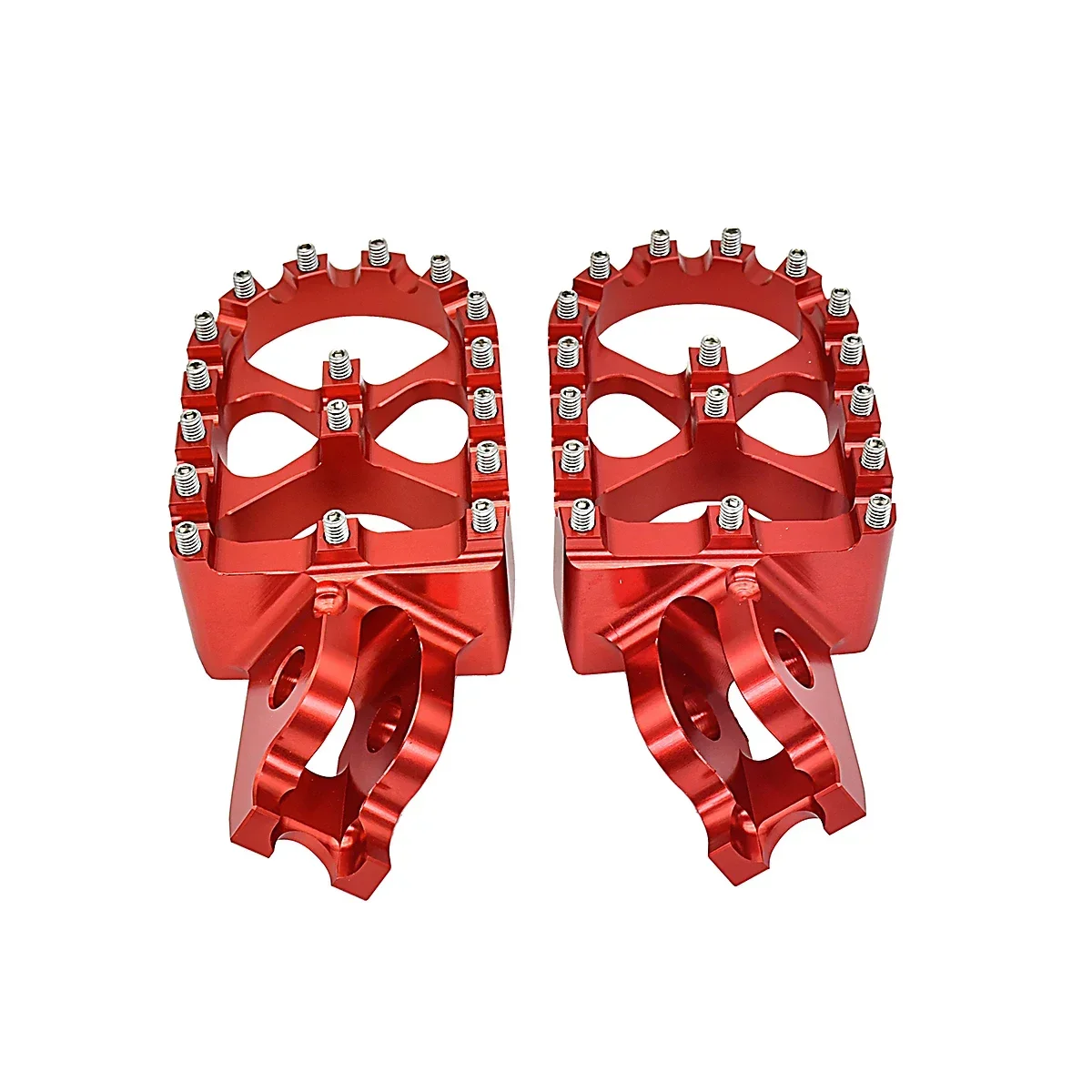 Motorcycle CNC FootRest Footpegs Foot Pegs Pedals For Kawasaki KX250F KX450F 2006-2021 KX250X KX450X 2021-2023 KLX450R 2008-2013